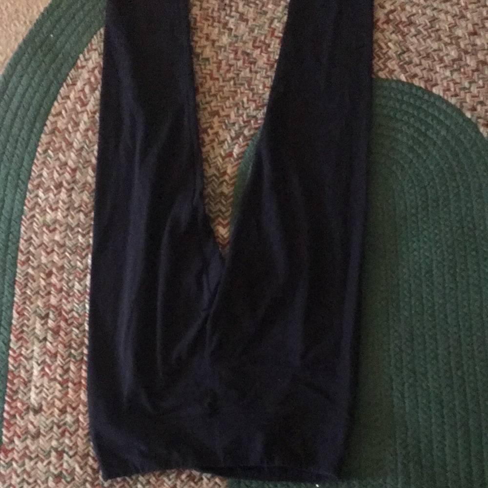 Aerie junior L straight leg black yoga pants